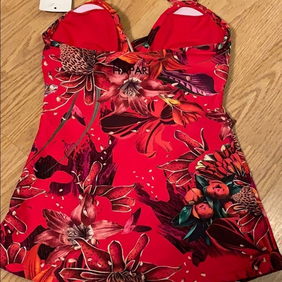 Hapari Dragon Twist Tankini Halter Swim Top XS NEW - Picture 5 of 7